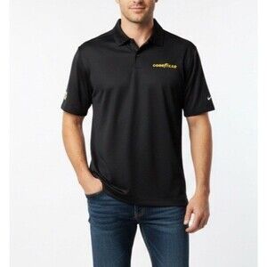 Goodyear Nike Golf NWT Men’s Black Performance SS Polo Size L